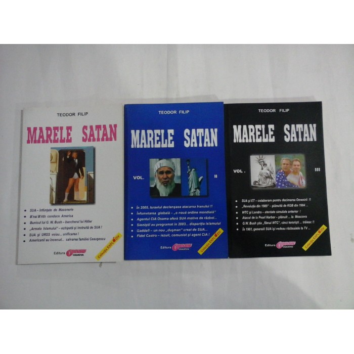MARELE SATAN - (3 VOL) - TEODOR FILIP 